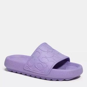 New💜Coach Sport Slide In Signature Light Violet